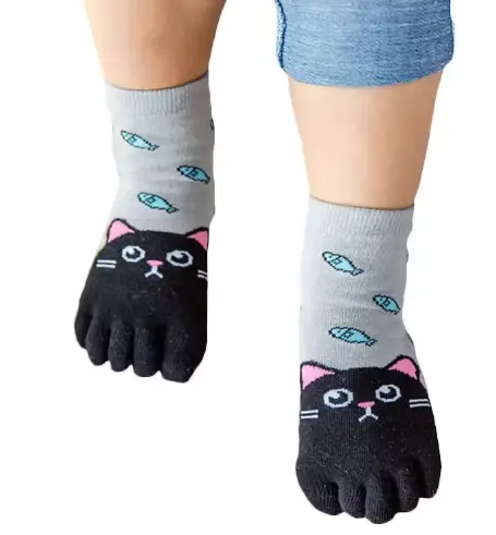 [Cal Inf Gato] Calcetín Infantil Gato